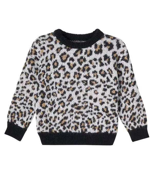  The New Society The New Society Nelia Leopard-print Sweater 