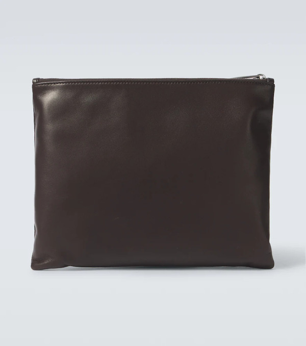  The Row The Row Allegra Leather Clutch 
