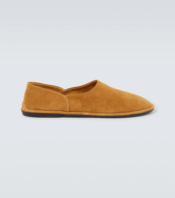  The Row The Row Canal Suede Slip-on Shoes 