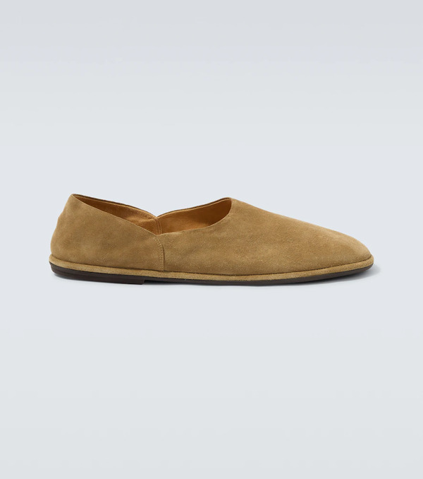  The Row The Row Canal Suede Slip-on Shoes 