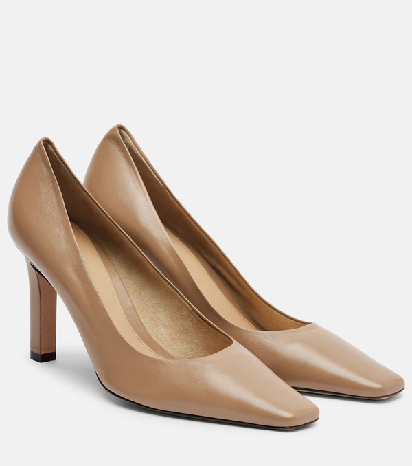 The Row The Row Carla 80 Leather Pumps 