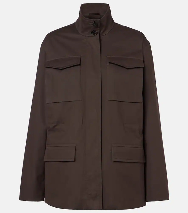  The Row The Row Floriane Cotton And Cashmere Field Jacket 
