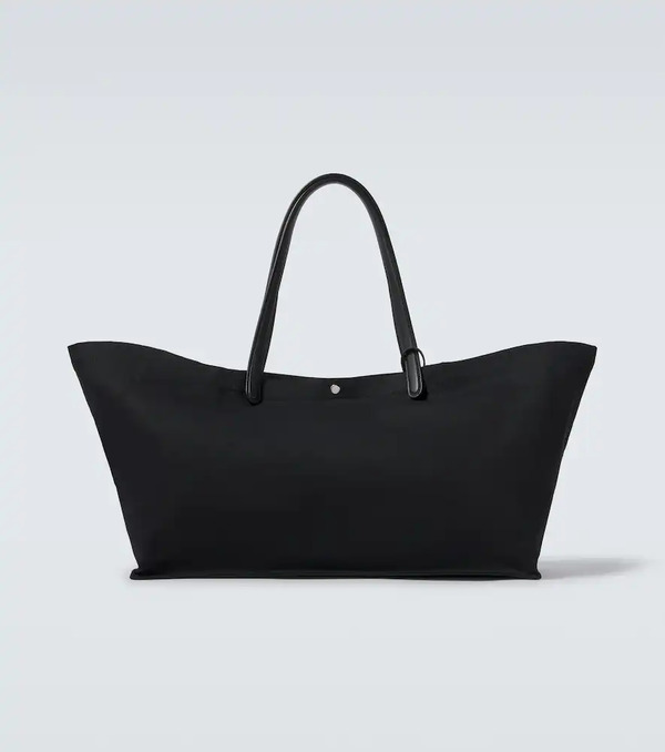  The Row The Row Idaho Xl Leather-trimmed Canvas Tote Bag 