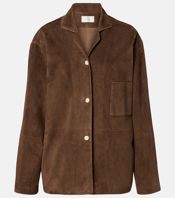  The Row The Row Janine Suede Shirt 