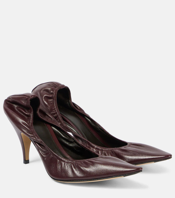  The Row The Row Liisa 80 Leather Pumps 