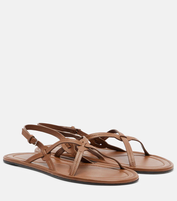  The Row The Row Malick Strap Leather Sandals 