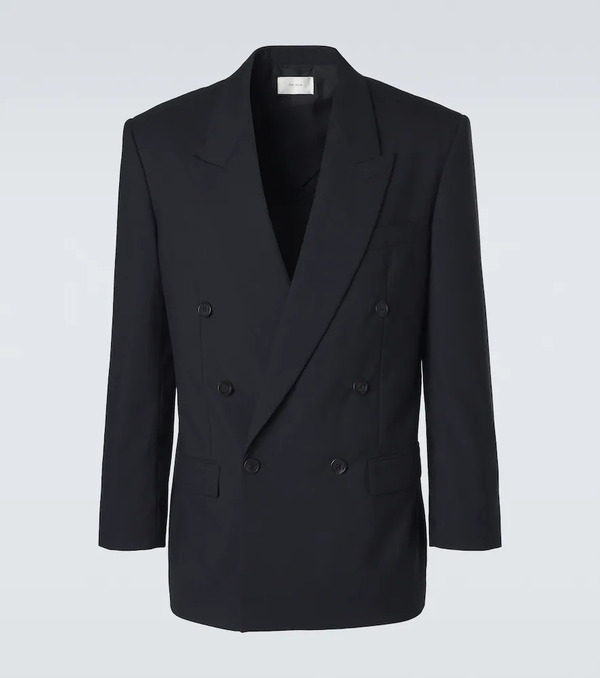  The Row The Row Mazzy Double-breasted Wool Blazer 