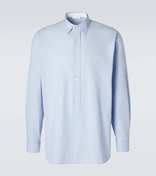  The Row The Row Melchior Cotton Poplin Shirt 