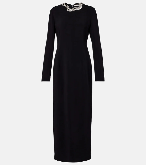 The Row The Row Mitsuko Embellished Cady Maxi Dress 