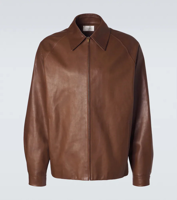  The Row The Row Mount Leather Jacket 