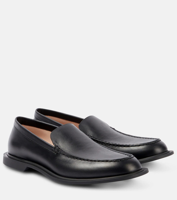  The Row The Row Nic Leather Loafers 
