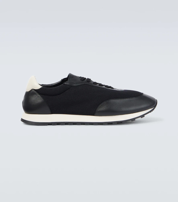 The Row The Row Owen Leather-trimmed Sneakers 