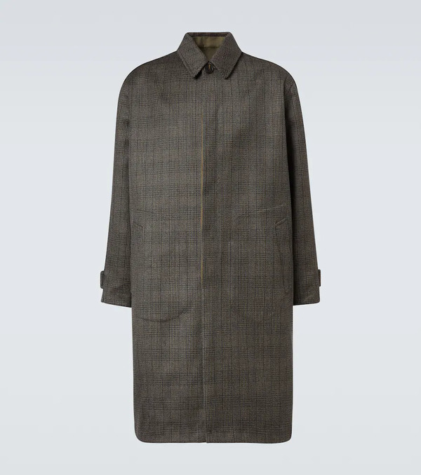  The Row The Row Palo Reversible Wool And Silk Car Coat 