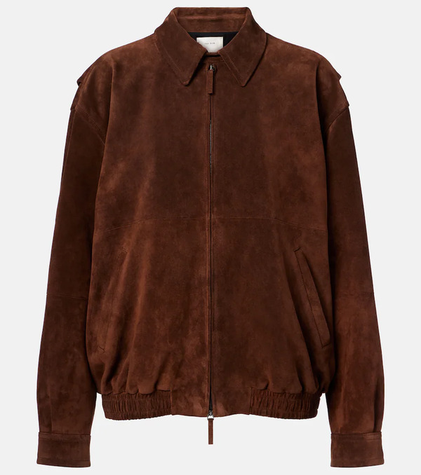  The Row The Row Roana Suede Bomber Jacket 