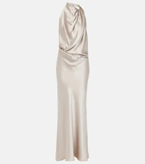  The Sei The Sei Draped Silk Gown 