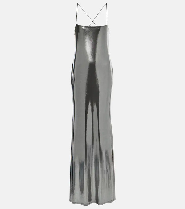  The Sei The Sei Metallic Jersey Gown 