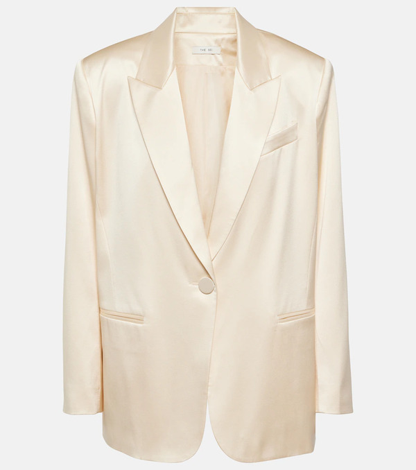  The Sei The Sei Oversized Silk Blazer 
