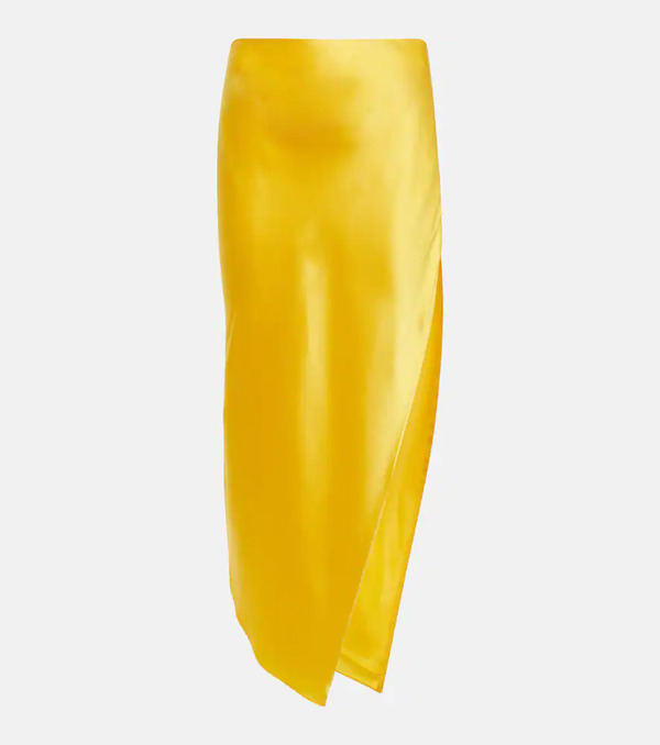  The Sei The Sei Silk Midi Skirt 