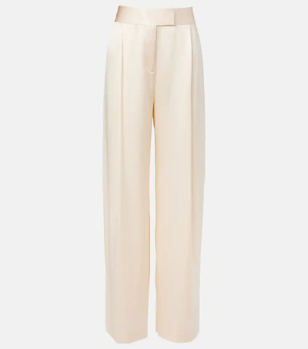  The Sei The Sei Silk Satin Straight Pants 