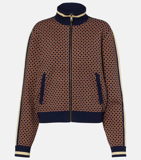  The Upside The Upside Crossroad Cotton-blend Bomber Jacket 