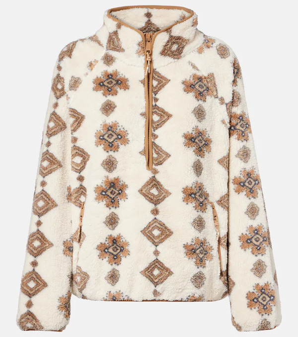  The Upside The Upside Harlow Printed Teddy Jacket 