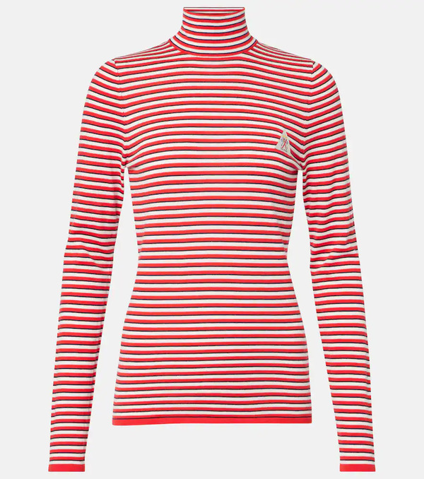  The Upside The Upside Raie Striped Cotton Turtleneck Top 