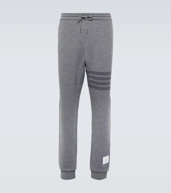  Thom Browne Thom Browne 4-bar Wool-blend Sweatpants 