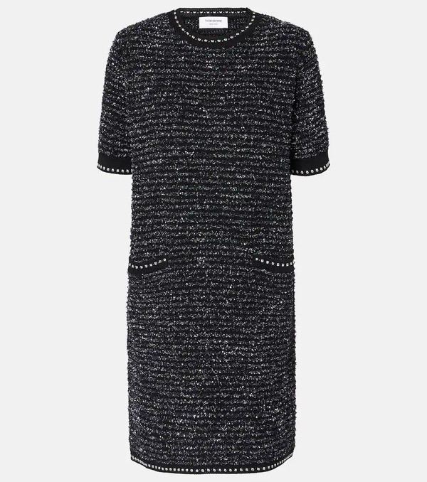  Thom Browne Thom Browne Cotton-blend Tweed Minidress 