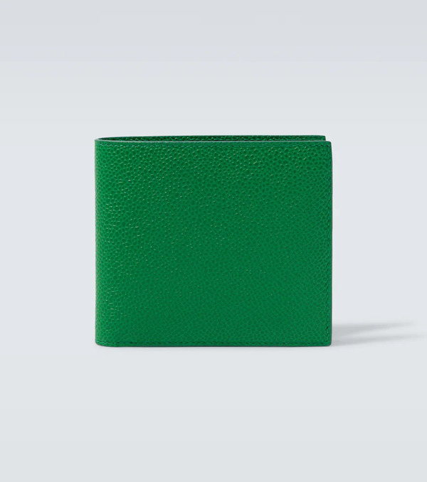  Thom Browne Thom Browne Rwb Stripe Leather Bifold Wallet 