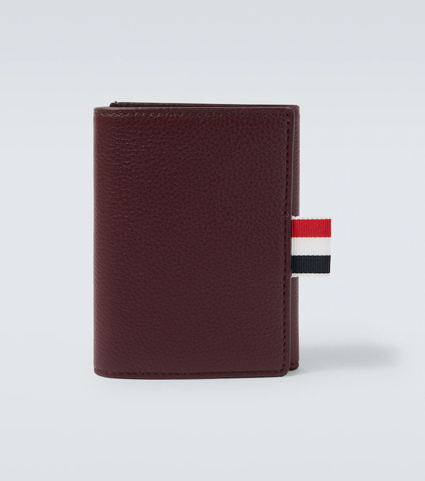  Thom Browne Thom Browne Rwb Stripe Leather Wallet 