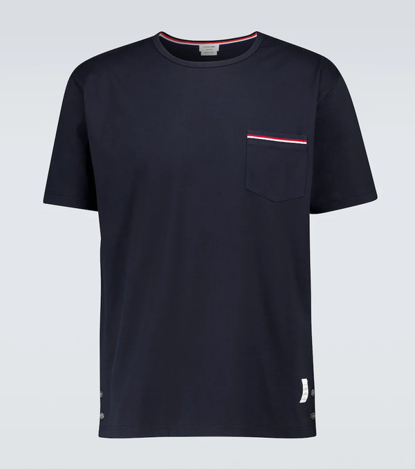  Thom Browne Thom Browne Short-sleeved Cotton T-shirt 