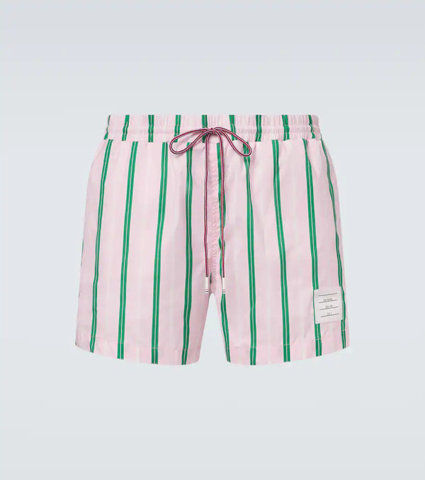  Thom Browne Thom Browne Striped Swim Trunks 