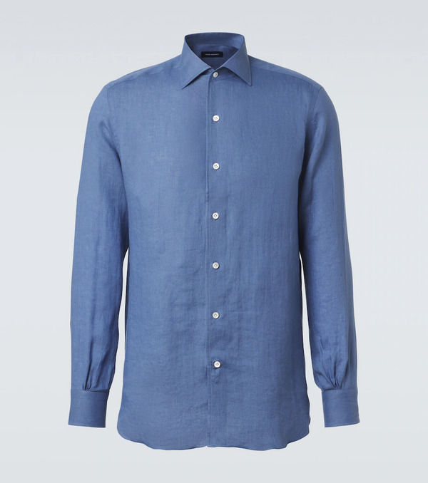  Thom Sweeney Thom Sweeney Linen Shirt 