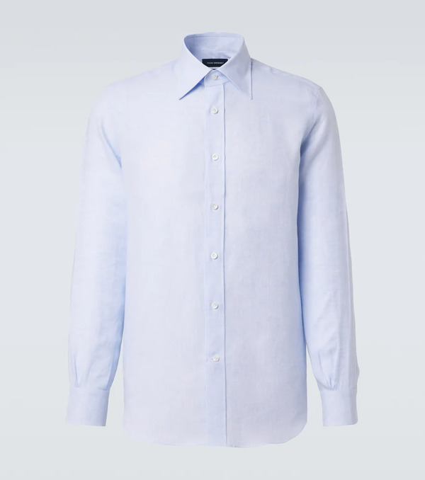  Thom Sweeney Thom Sweeney Linen Shirt 