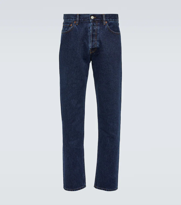  Thom Sweeney Thom Sweeney Mid-rise Straight Jeans 