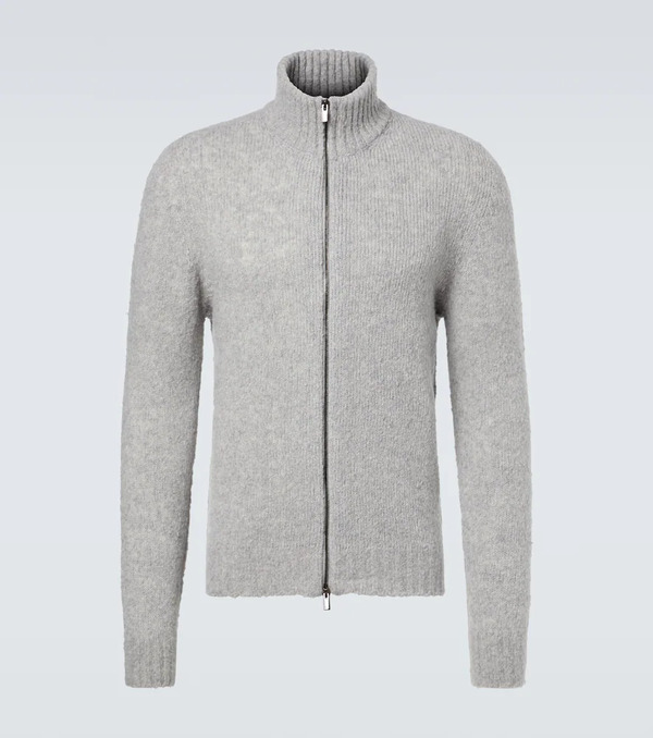  Thom Sweeney Thom Sweeney Wool And Cashmere-blend Cardigan 