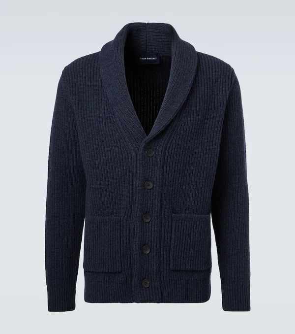  Thom Sweeney Thom Sweeney Wool And Cashmere Cardigan 