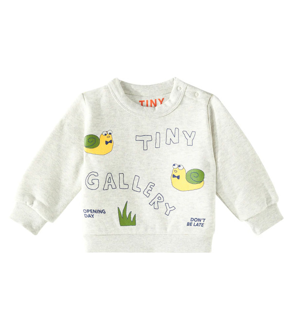  Tinycottons Tinycottons Baby Artsy Snail Cotton Sweatshirt 