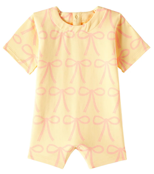  Tinycottons Tinycottons Baby Bows Cotton-blend Jersey Onesie 