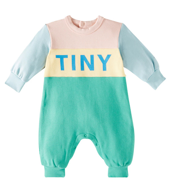  Tinycottons Tinycottons Baby Colorblock Cotton Onesie 