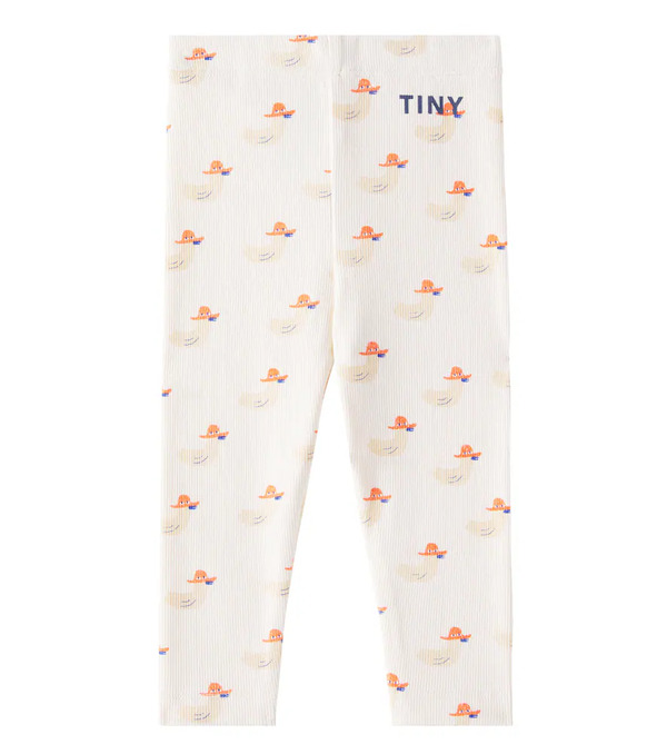  Tinycottons Tinycottons Baby Ducks Cotton-blend Jersey Leggings 