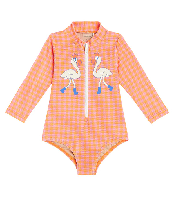  Tinycottons Tinycottons Baby Flamingos Rashguard Swimsuit 