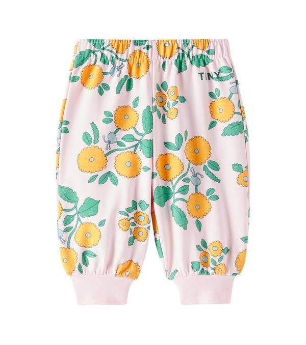  Tinycottons Tinycottons Baby Flowers Cotton-blend Jersey Sweatpants 