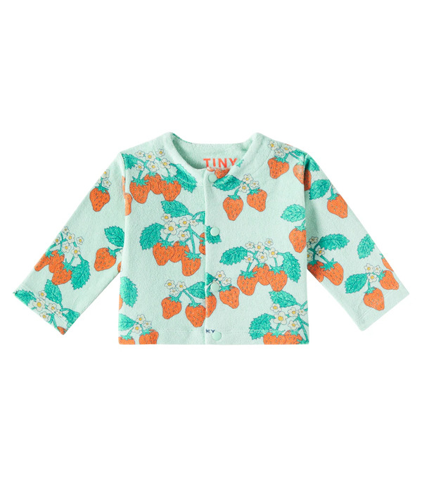  Tinycottons Tinycottons Baby Strawberries Cotton Terry Jacket 