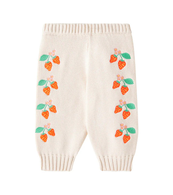  Tinycottons Tinycottons Baby Strawberries Knitted Cotton Pants 