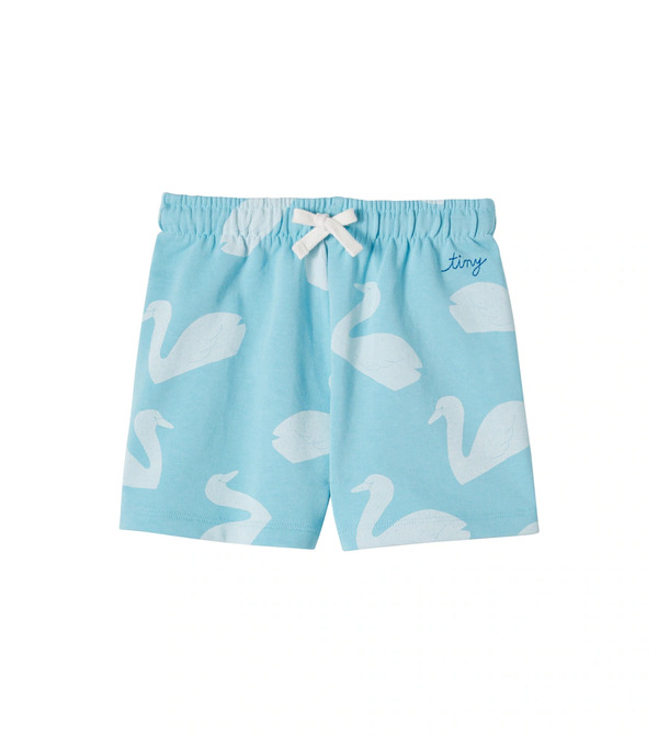 Tinycottons Tinycottons Big Swans Cotton Shorts 
