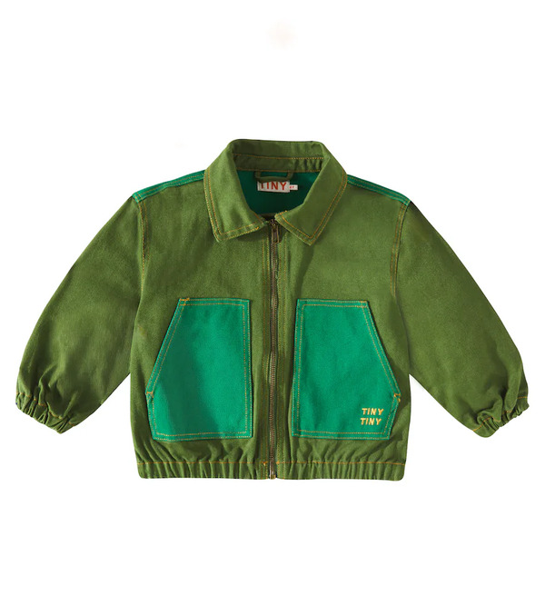  Tinycottons Tinycottons Colorblocked Cotton Jacket 