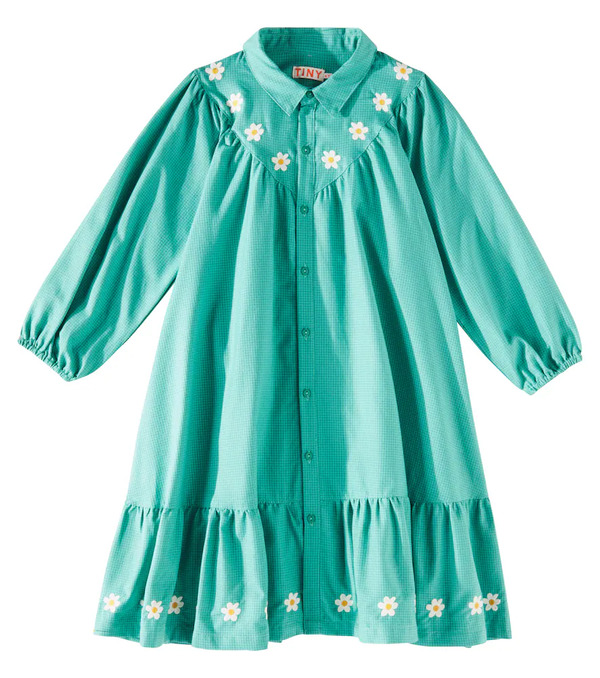  Tinycottons Tinycottons Daisies Checked Cotton Dress 