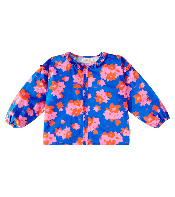  Tinycottons Tinycottons Flowers Ruffled Cotton Poplin Blouse 