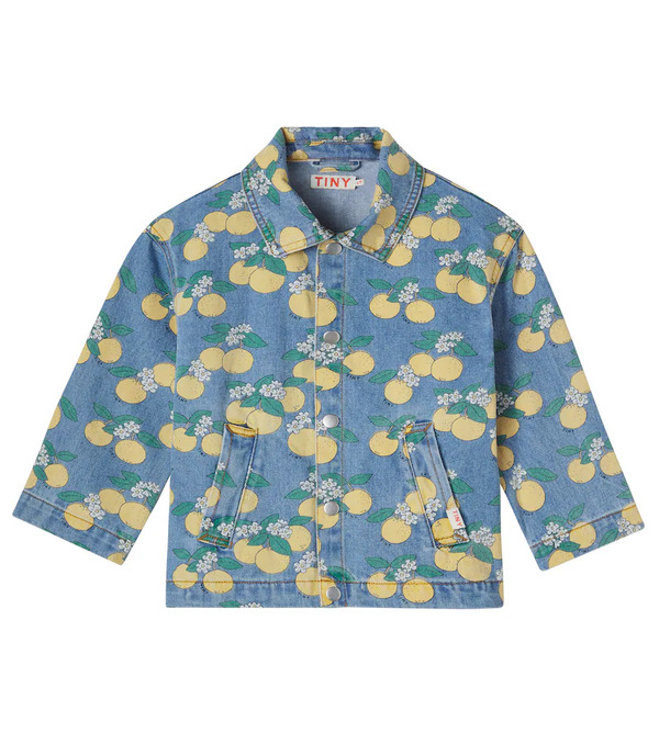  Tinycottons Tinycottons Oranges Printed Denim Jacket 